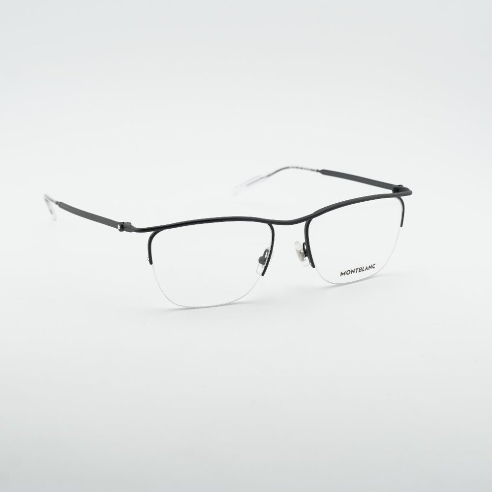 Montblanc MB0170O 001 Eyeglasses Black 54mm Square Frame